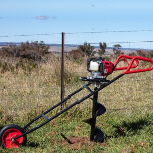 Bullmax Australian Rural & Fencing Equipment - One Man Wheeled Earth Auger