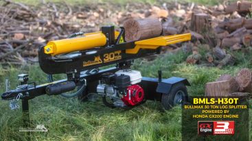 Bullmax 30 Ton Log Splitter- Horizontal Operation