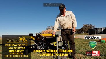 Bullmax 30 Ton Honda Log Splitter Features and Benefits